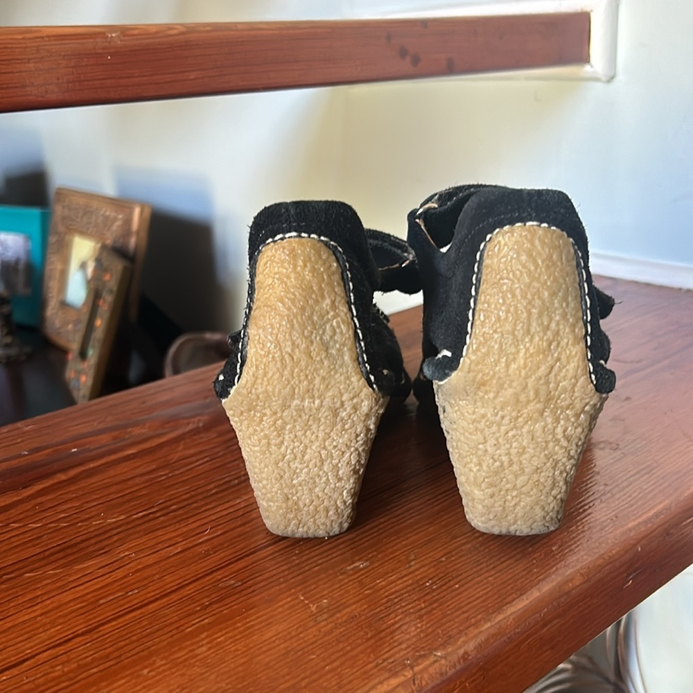 Summer Rio beautiful suede platform shoes - Picture 3 of 8